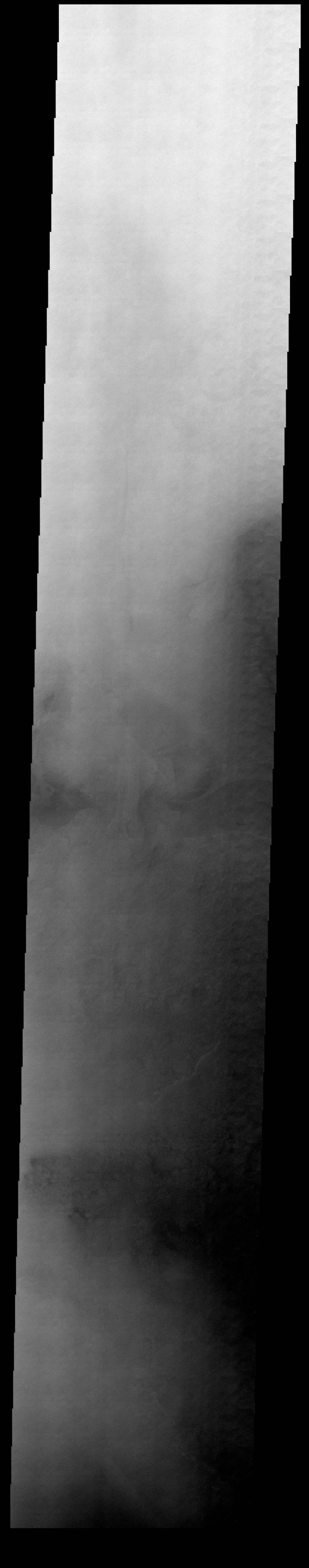 Dust obscures surface of Mars 