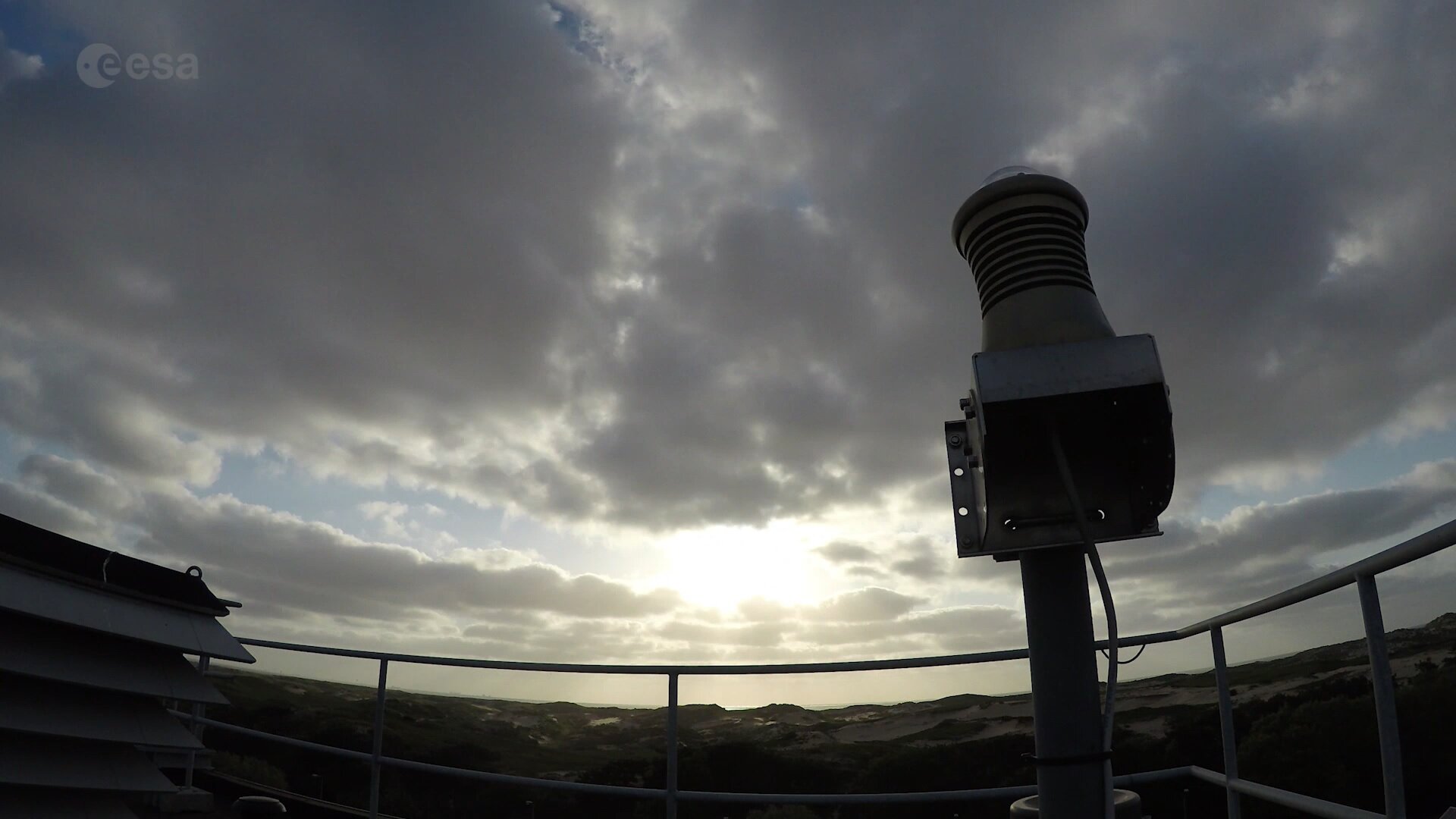 FRIPON camera atop ESTEC