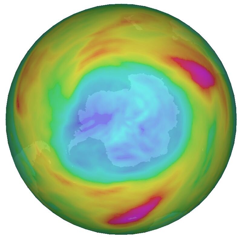 Ozónová díra nad Antarktidou