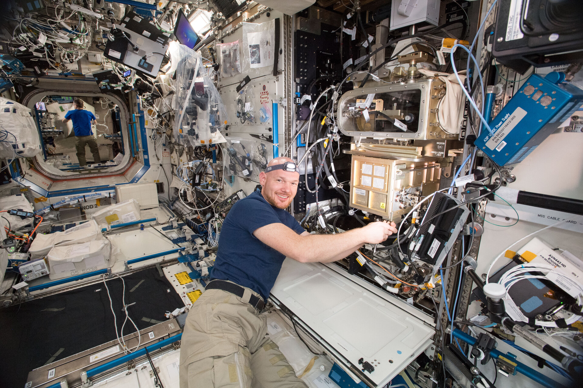 ESA astronaut Alexander Gerst on the Space Station