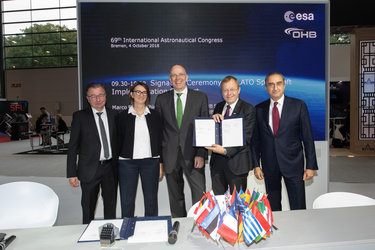 Signature Ceremony of PLATO Spacecraft Implementation Contract