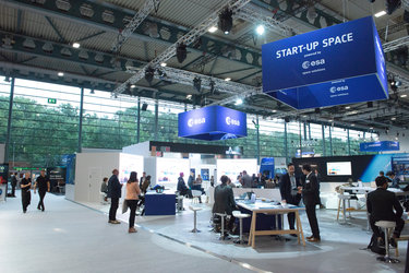 Start-up Space booth at IAC 2018