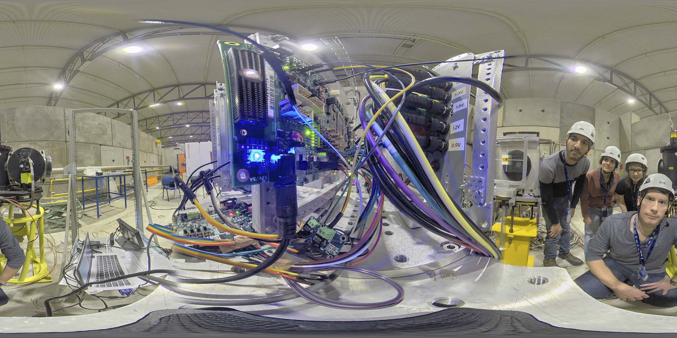 360 view of Myriad 2 testing at CERN