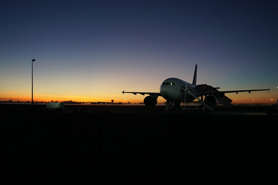 A310 at sunrise