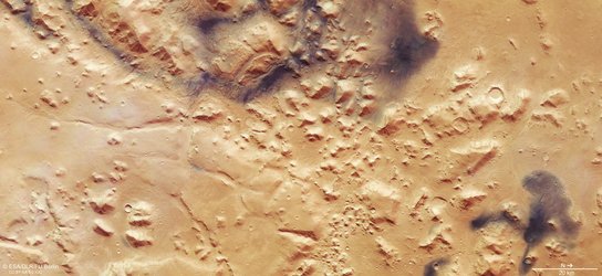 Mars Express view of Nili Fossae