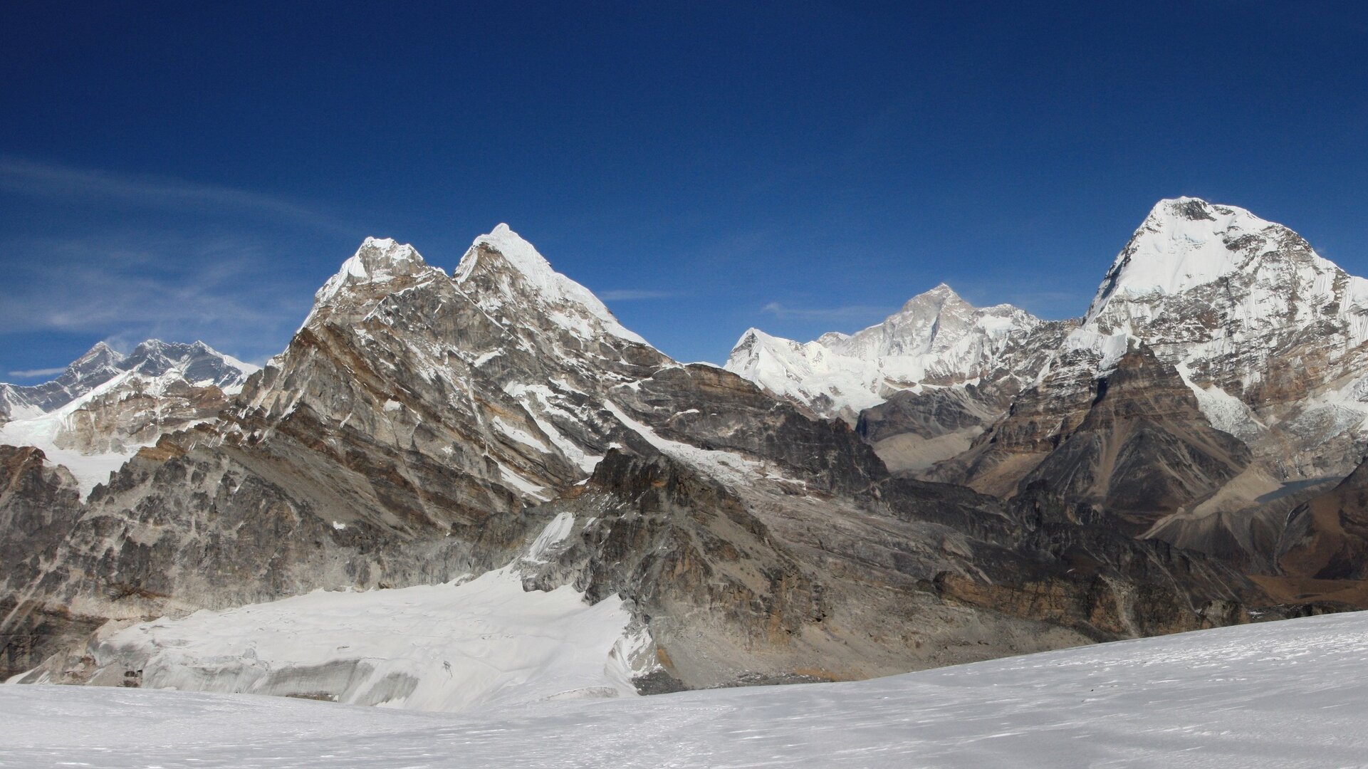 Altos picos no Nepal