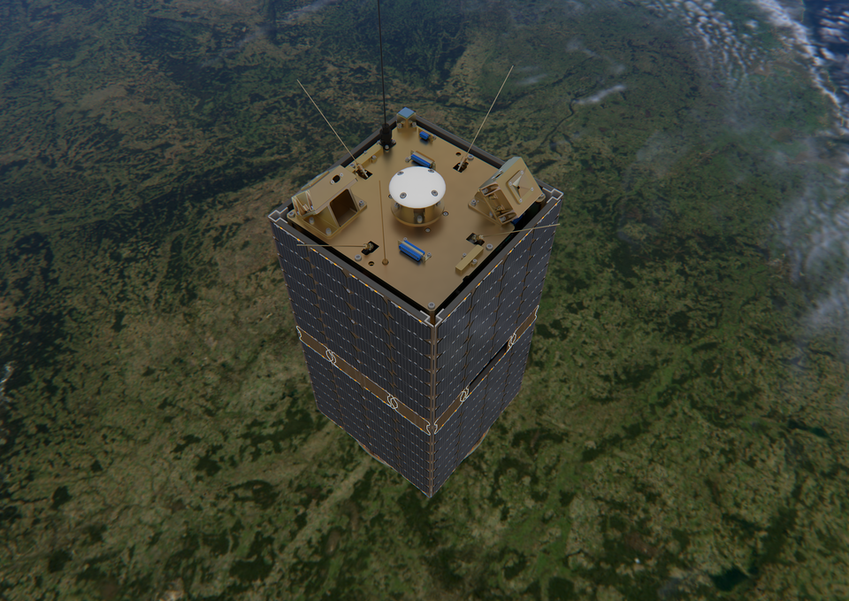 Top view of ESEO satellite