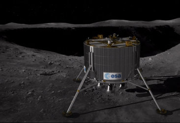 Lunar lander mission video