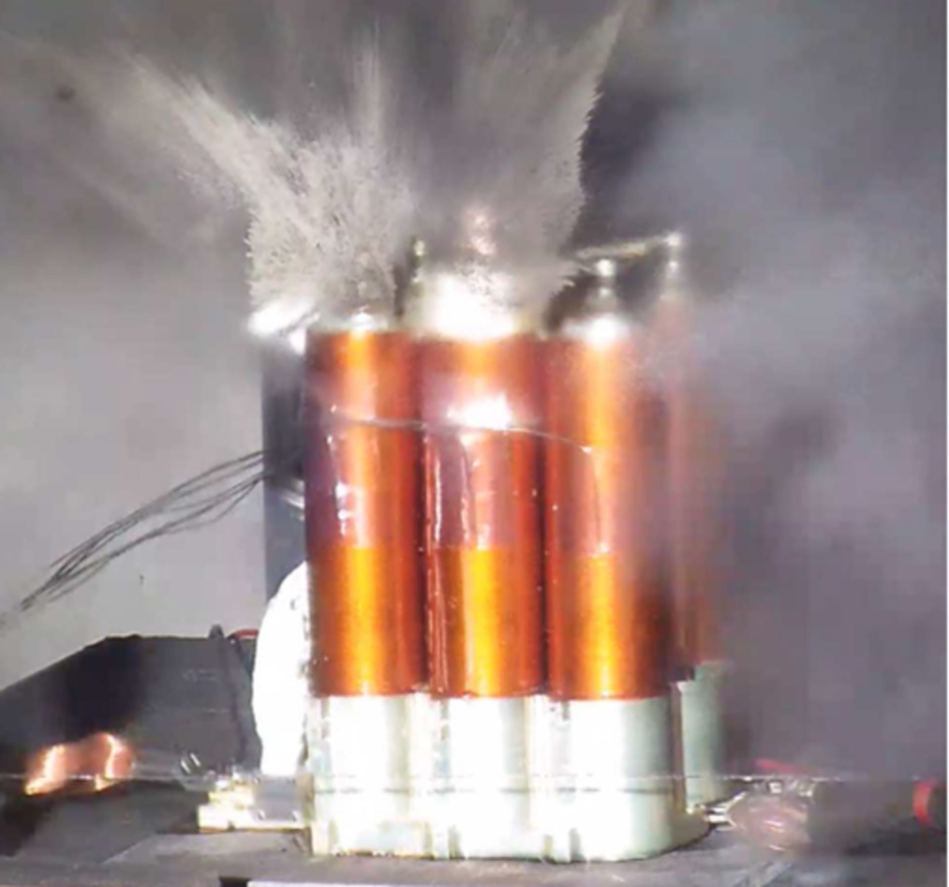 Exploding battery module