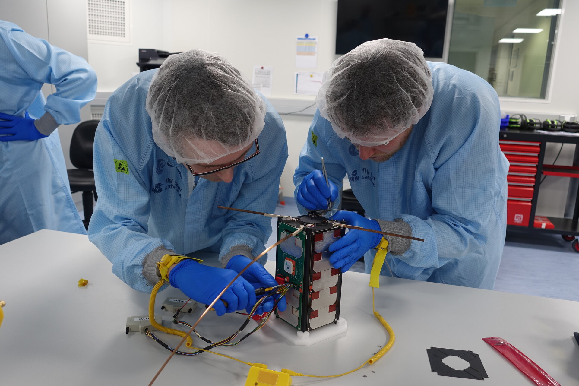 Inspections and checks performed on the EIRSAT-1 CubeSat