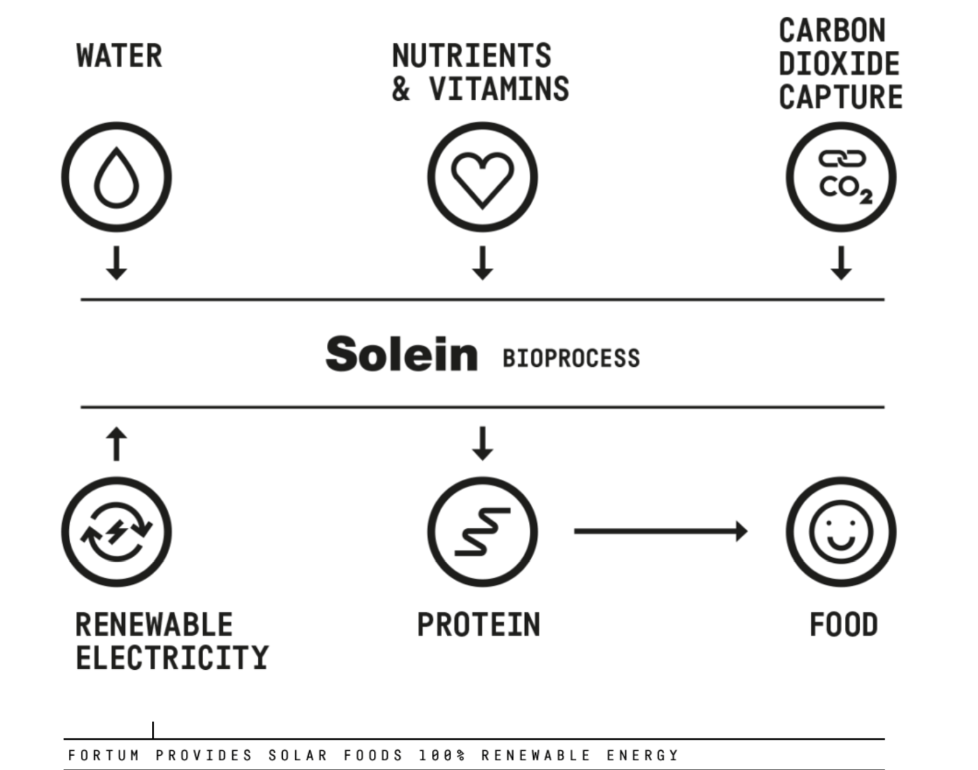 Solar Foods: Solein process