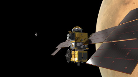 Earth Return Orbiter over Mars