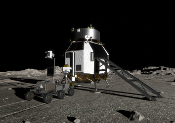 Heracles rover returning with lunar samples
