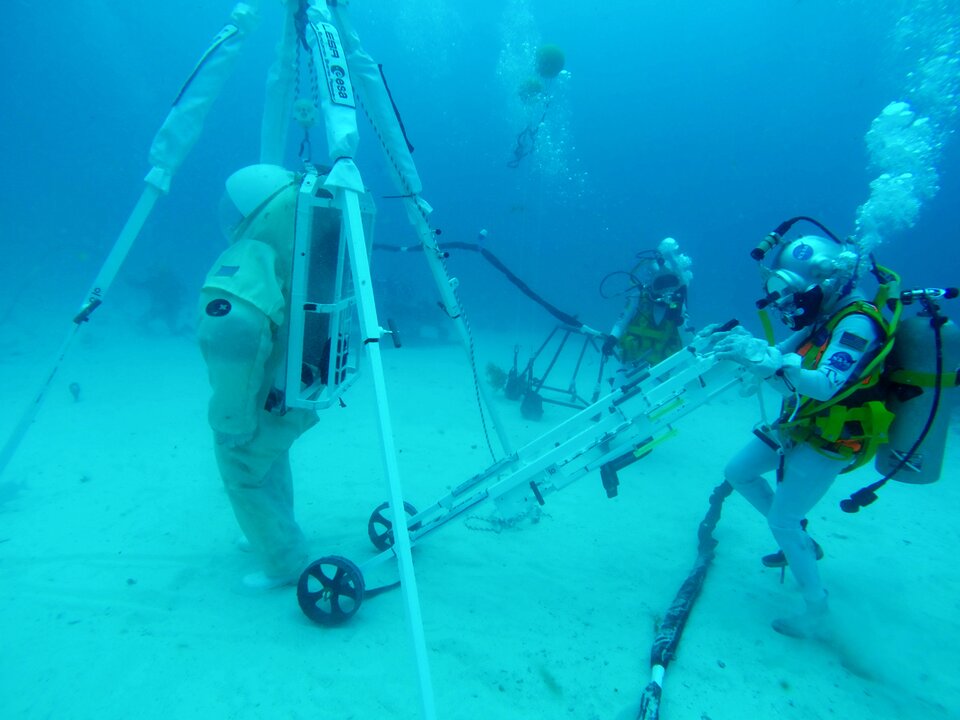 LESA device in operation during NEEMO 23