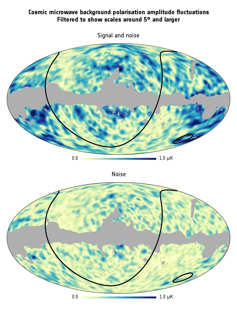 The CMB polarisation on large angular scales