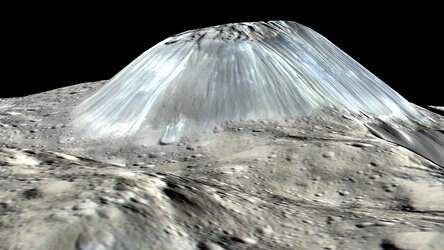 Ahuna Mons on Ceres