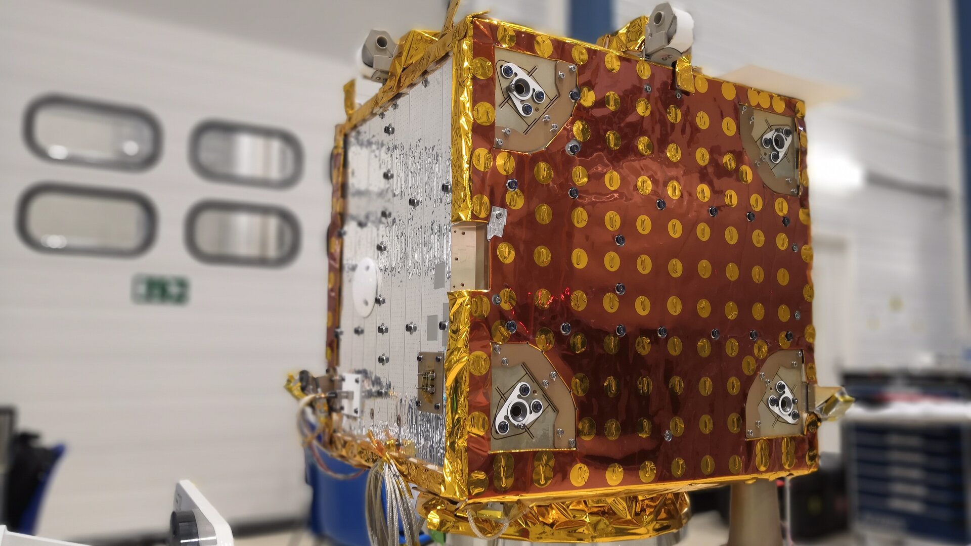 The microsatellite has completed its environmental tests at Centre Spatial de Liège