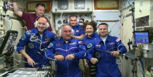Crew of Expedition 60 on the International Space Station