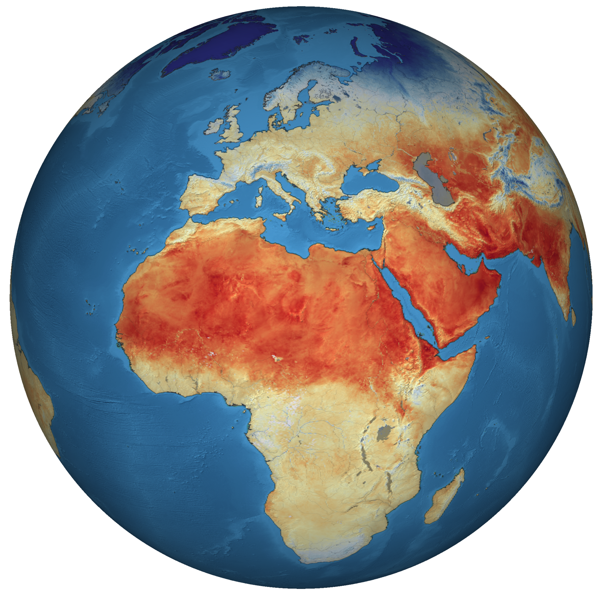 Land-surface temperature from Copernicus Sentinel-3