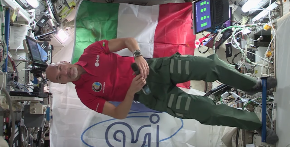 Luca Parmitano à bord de la Station spatiale internationale
