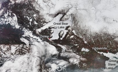 Great Bear Lake and Great Slave Lake