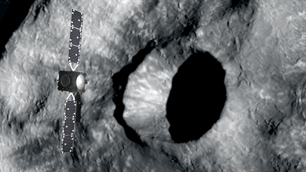 Hera scans DART’s impact crater