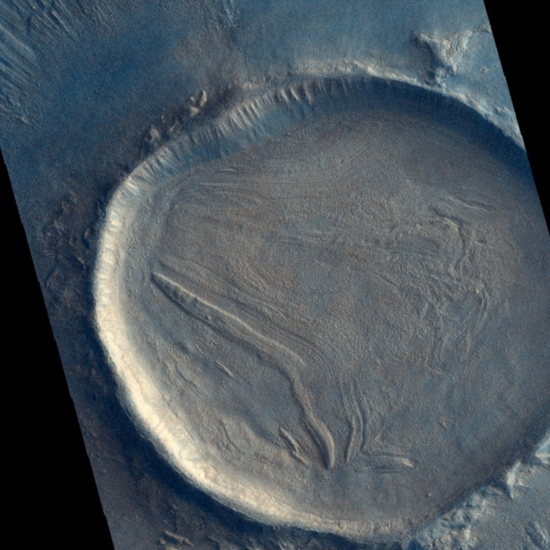 Crater fill