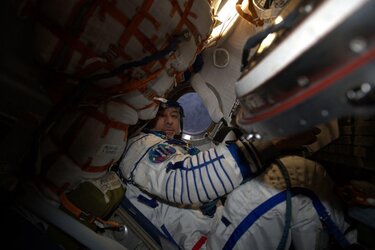 Luca during Soyuz redocking