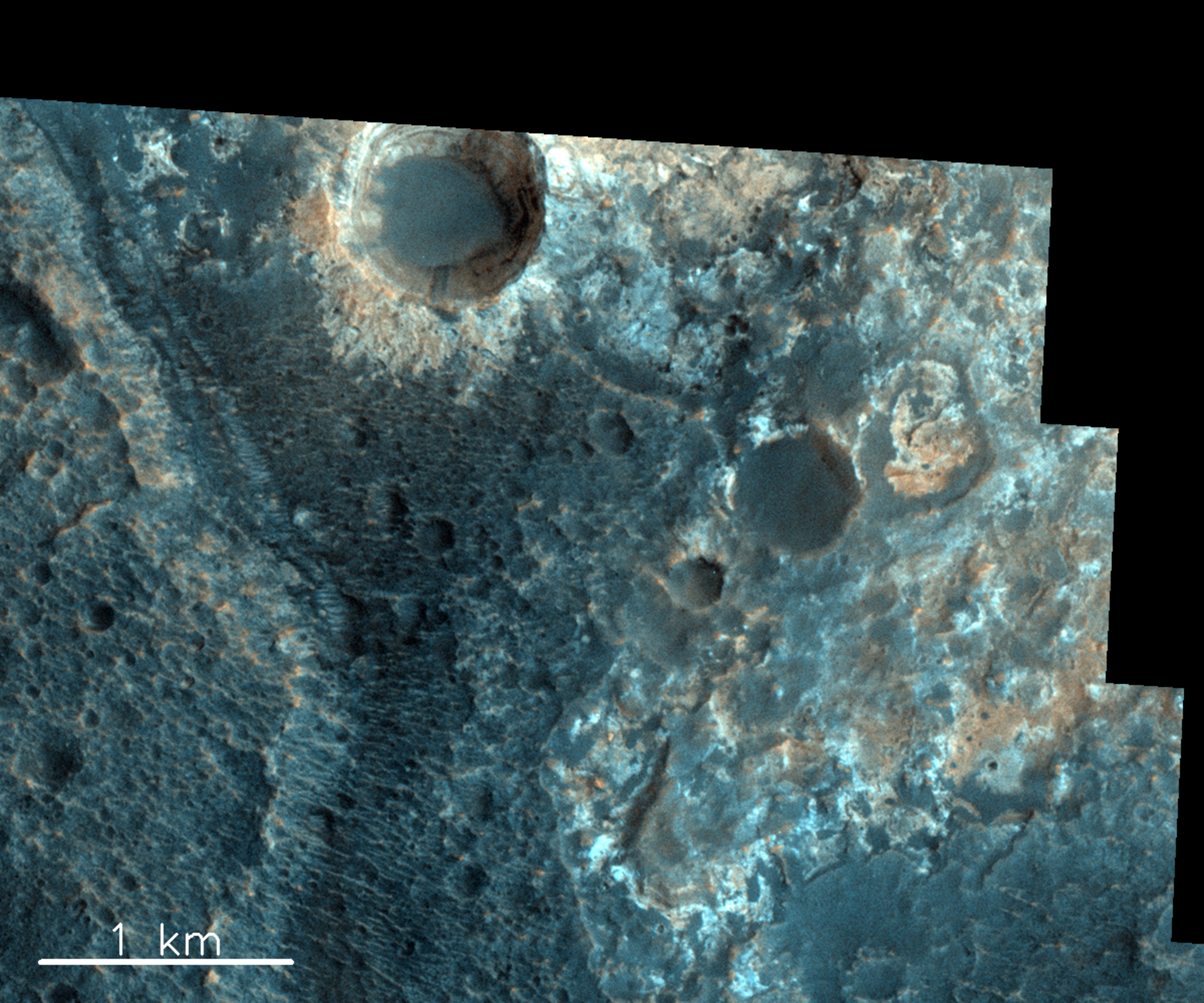 Oyama Crater, Mars