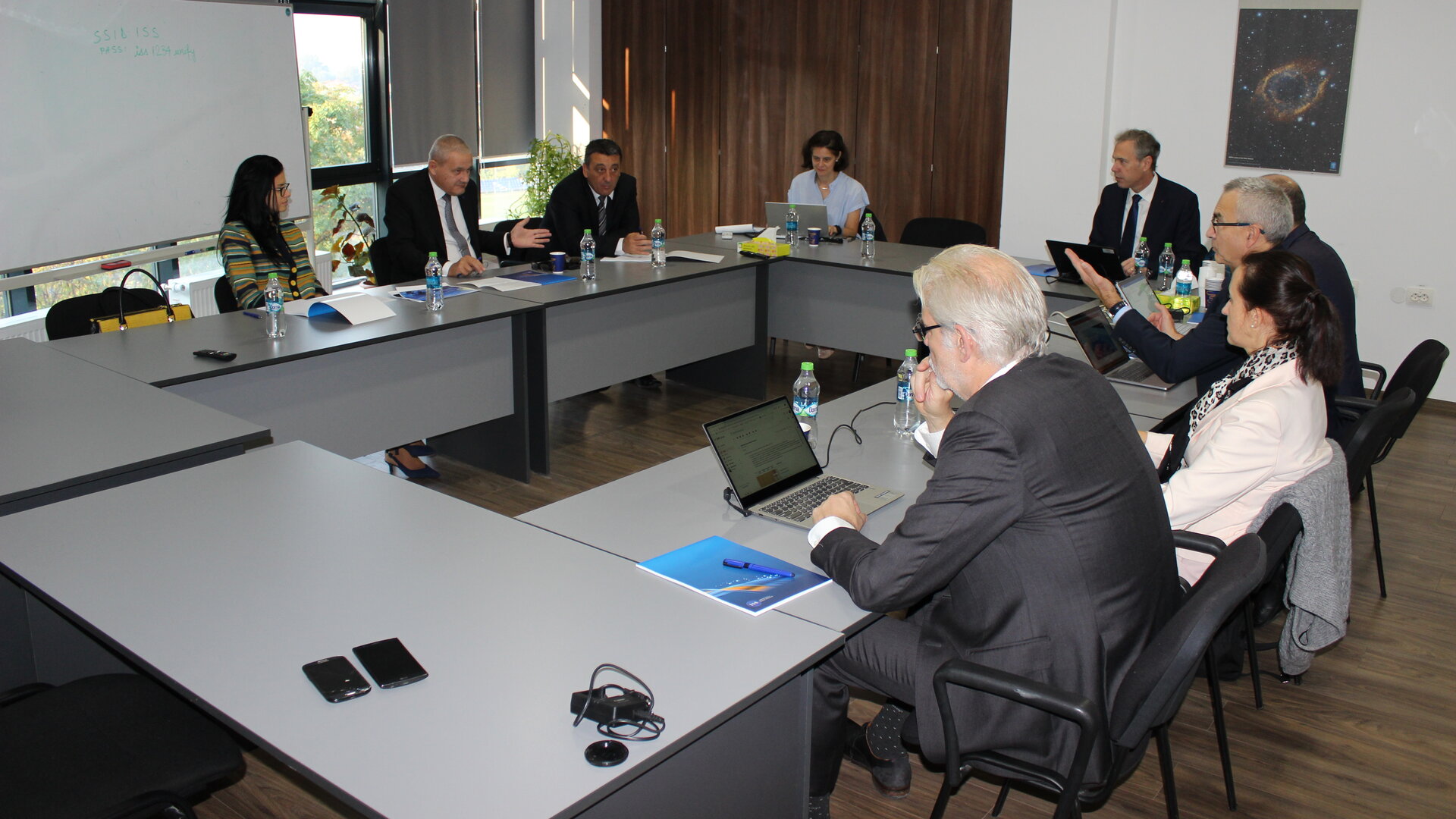 Delegații la întâlnirea bilaterală PRODEX