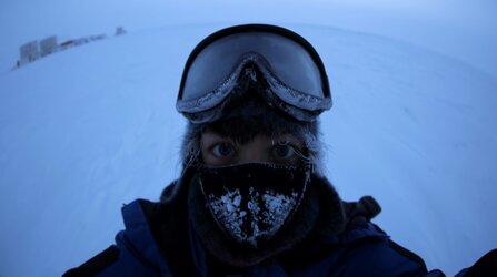 Nadja Albertsen in Antarctica
