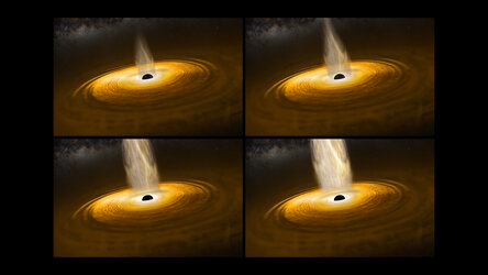 Mapping the surroundings of a black hole