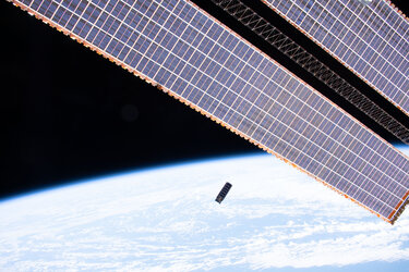 Qarman CubeSat deployed from ISS