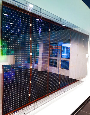 Section of Hubble Space Telescope solar array