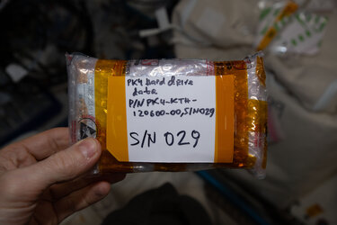 PK-4 hard drive ready for return to Earth