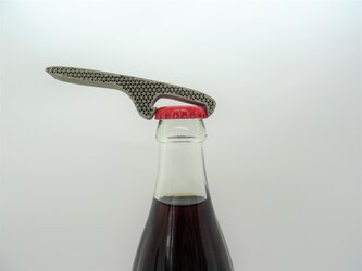 3D-printed bottle opener made with stainless steel