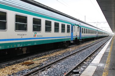 Commuter train in Italy