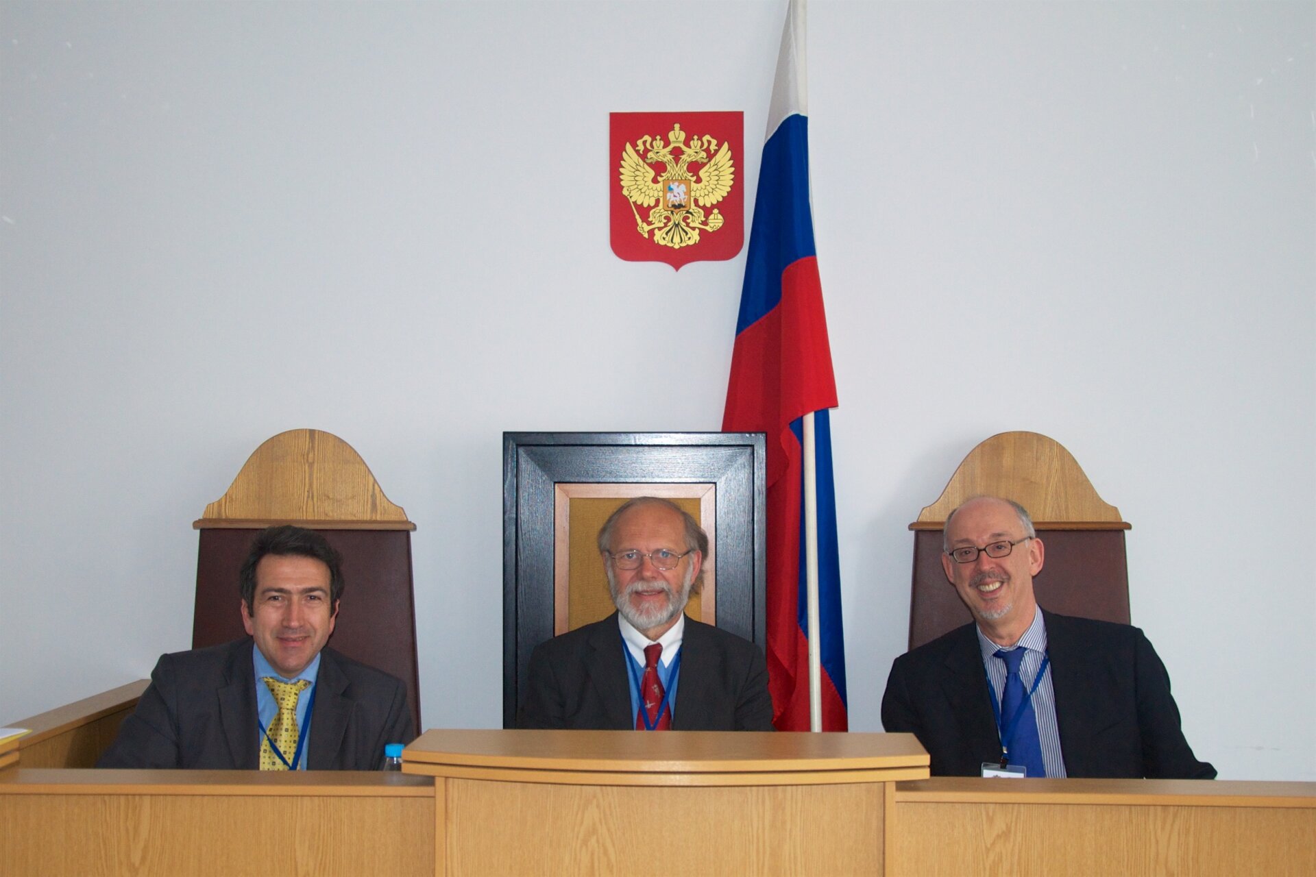 The 2011 MLMC was organised by the ECSL in collaboration with Saint Petersburg State University. From left to right: Dr. Marco Ferrazani, Prof. Armel Kerrest & Prof. Sergio Marchisio