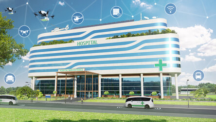 Space-enabled hospital