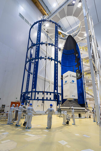 First Ariane 6 fairing at Europe’s Spaceport