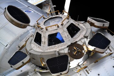Cupola during Cygnus docking