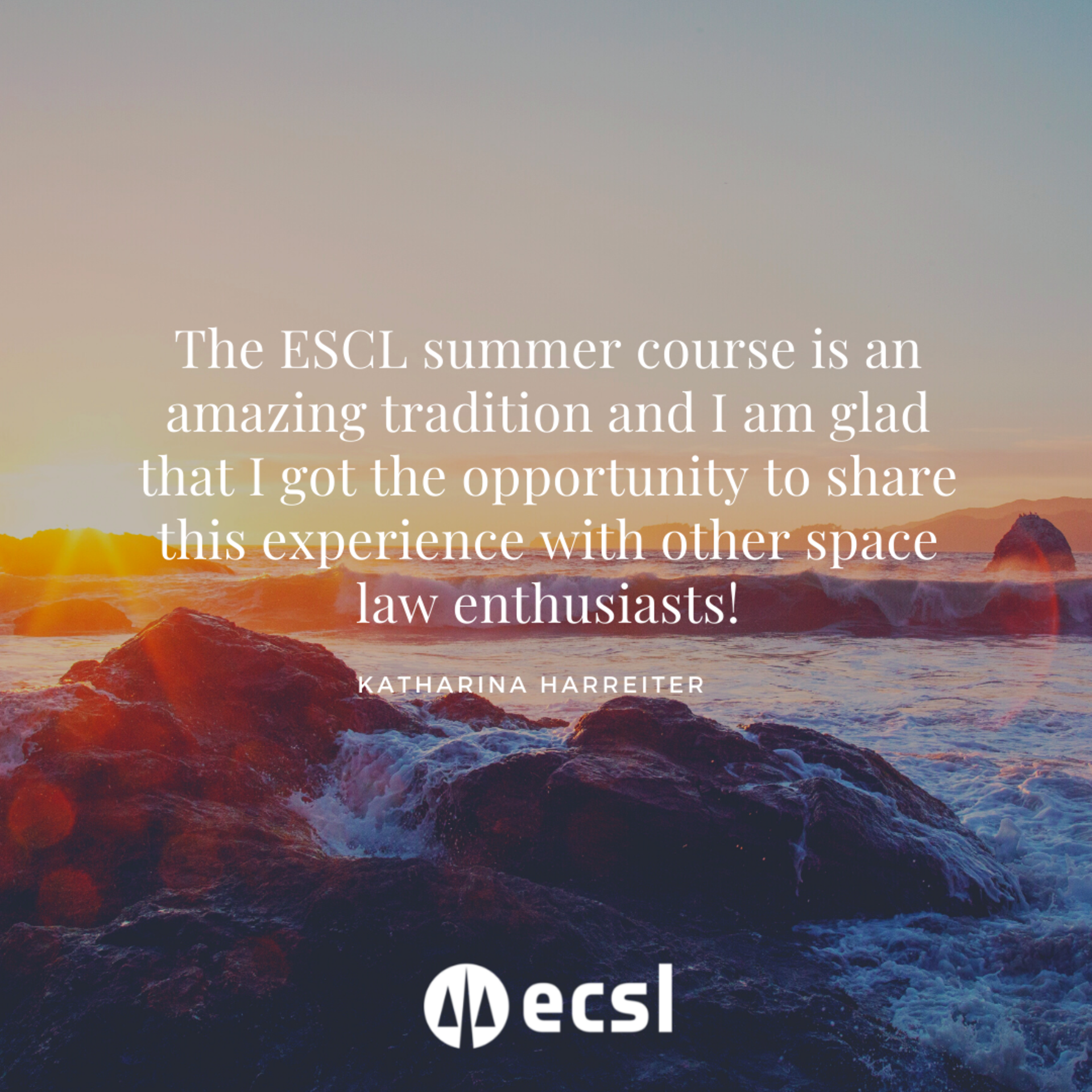 ECSL Summer Course Statement - Katharina Harreiter