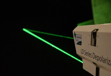 Ground laser checking on Aeolus