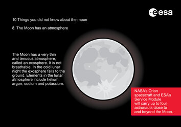Ten  things you didn’t know about the Moon – Atmosphere