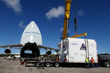 Last stop on Earth for the European Service Module