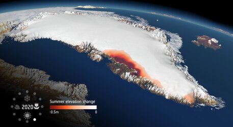 Greenland meltwater runoff