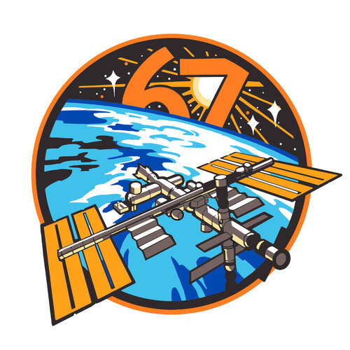 ISS Expedition 67 patch, 2022