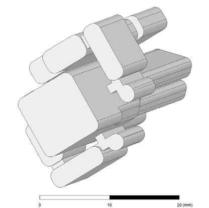 Fig 2: Compact feed system using the rooftop coupler