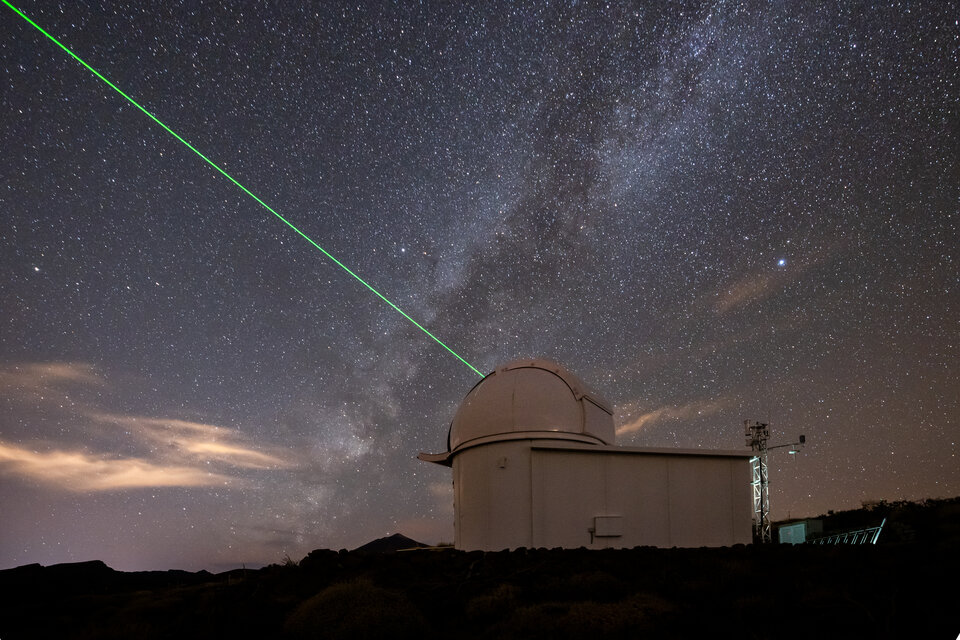 ESA is testing the use of lasers to track space debris objects