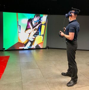Gateway virtual reality session